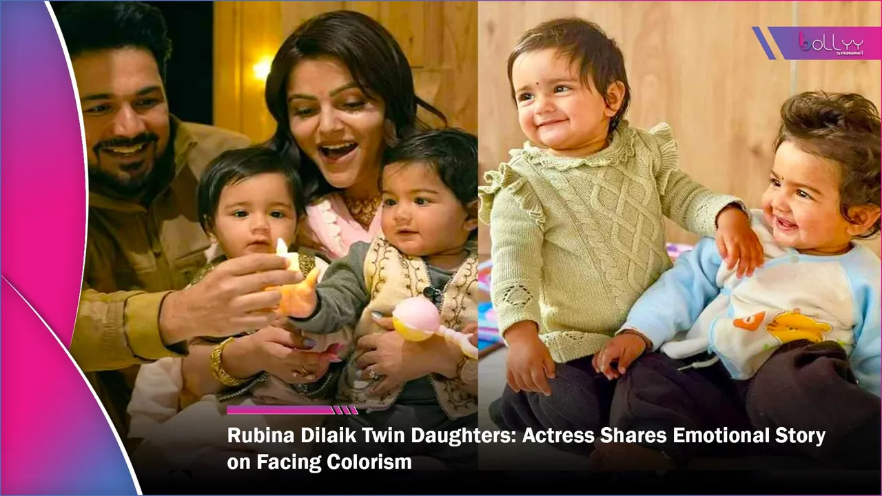 Rubina Dilaik Twin Daughters
