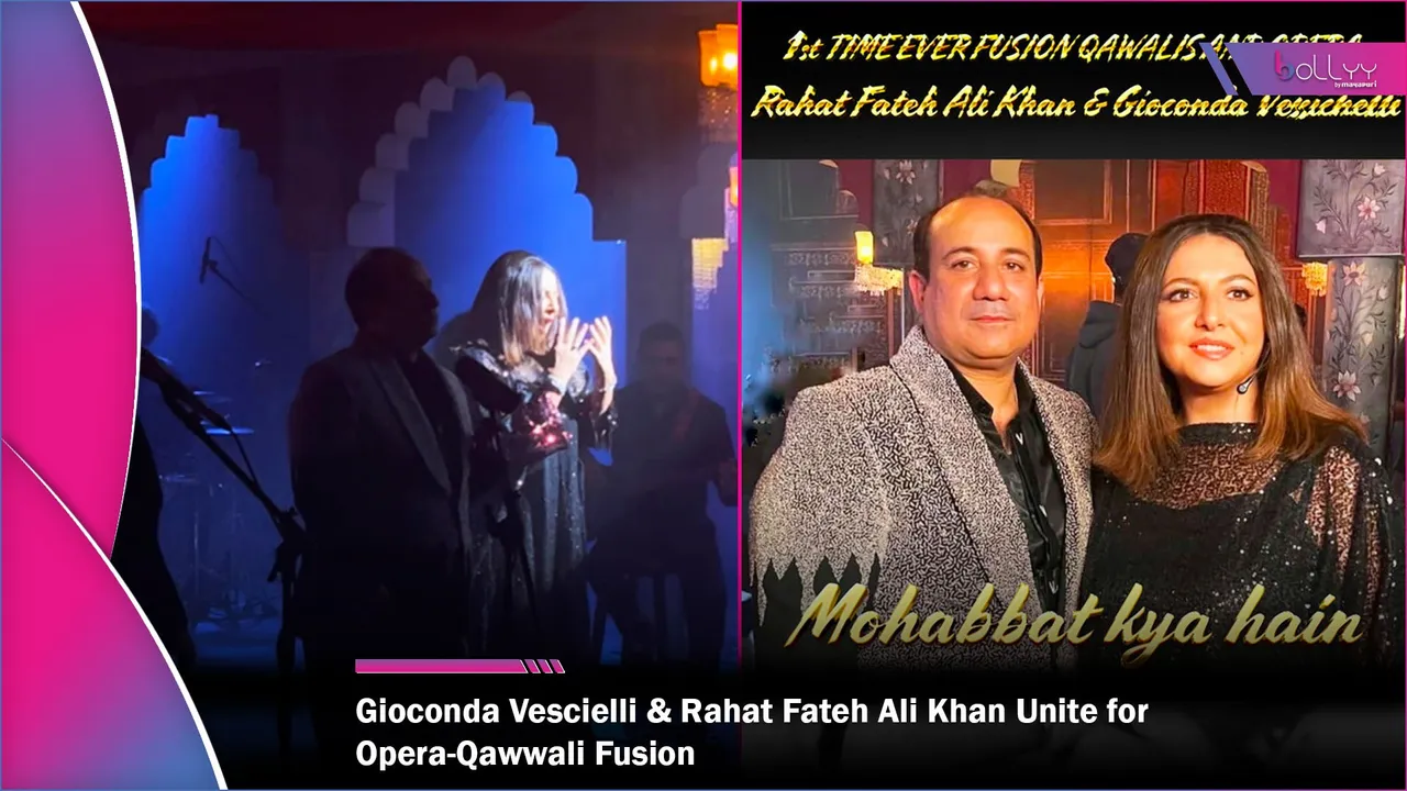 Gioconda Vessichelli and Rahat Fateh Ali Khan Unite