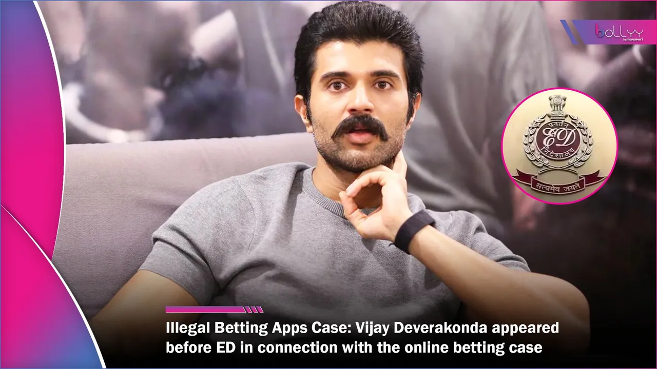 Illegal Betting Apps Case Vijay Deverakonda appeared before ED in connection with the online betting case