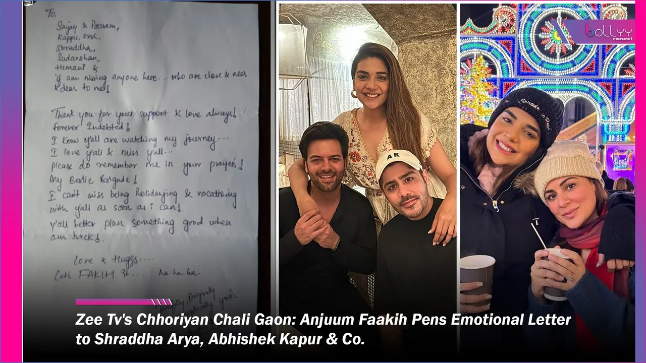 Anjuum Faakih Pens Emotional Letter