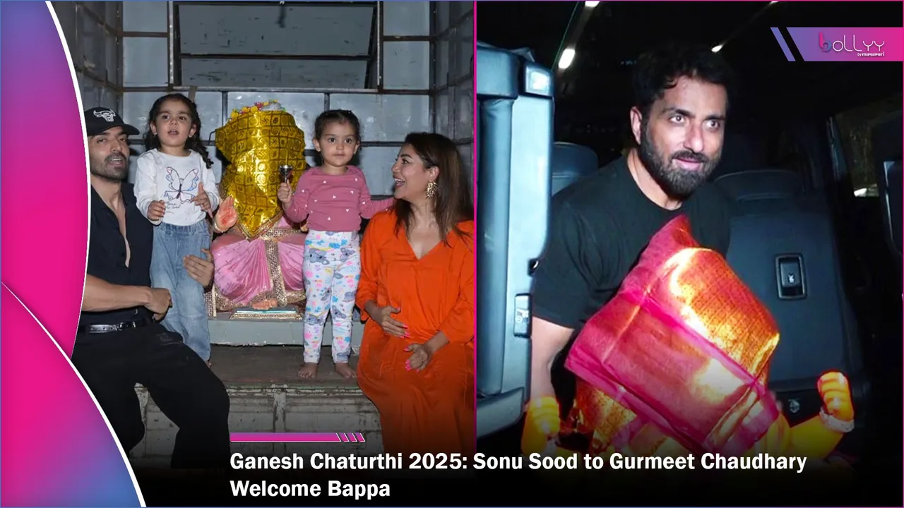 Ganesh Chaturthi 2025 Sonu Sood to Gurmeet Chaudhary Welcome Bappa