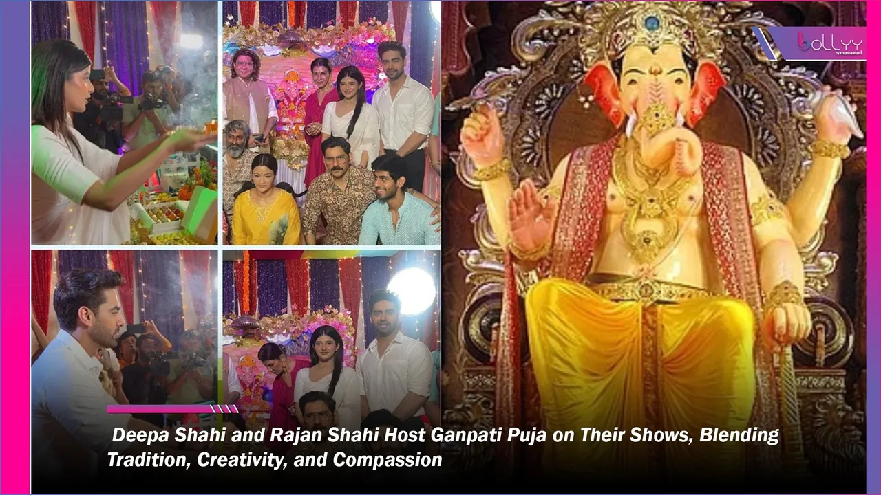 Deepa Shahi and Rajan Shahi Host Ganpati Puja