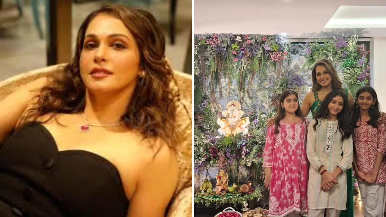 Isha Koppikar’s ganesh