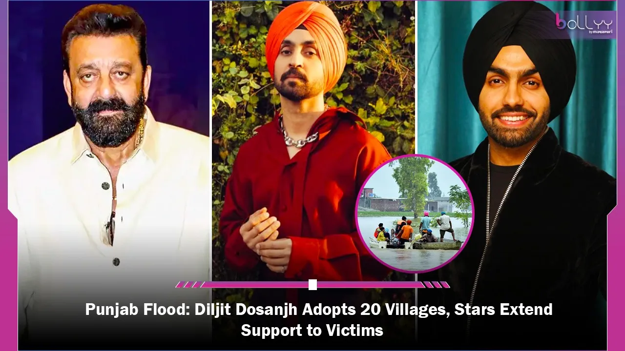 Punjab Flood Diljit Dosanjh Adopts 20 Villages, Stars Extend Support to Victims