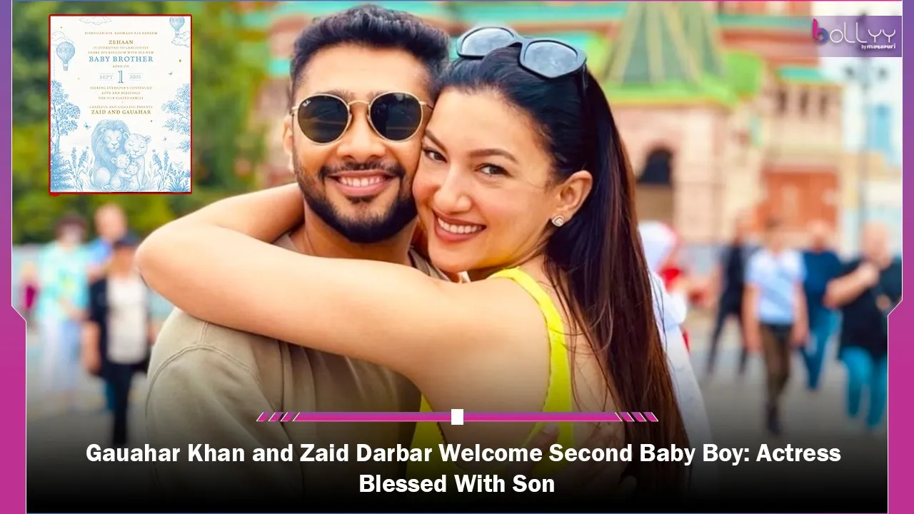 Gauahar Khan and Zaid Darbar Welcome Second Baby Boy