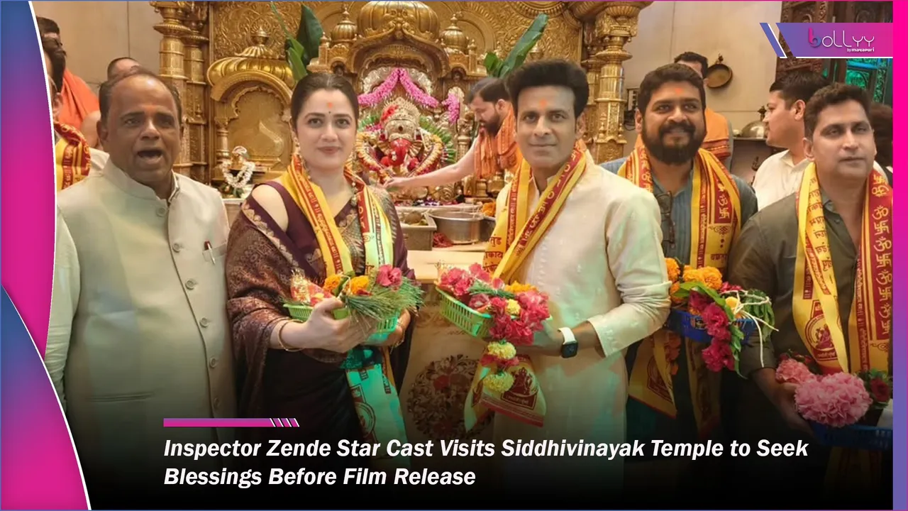 Inspector Zende Star Cast Visits Siddhivinayak Temple