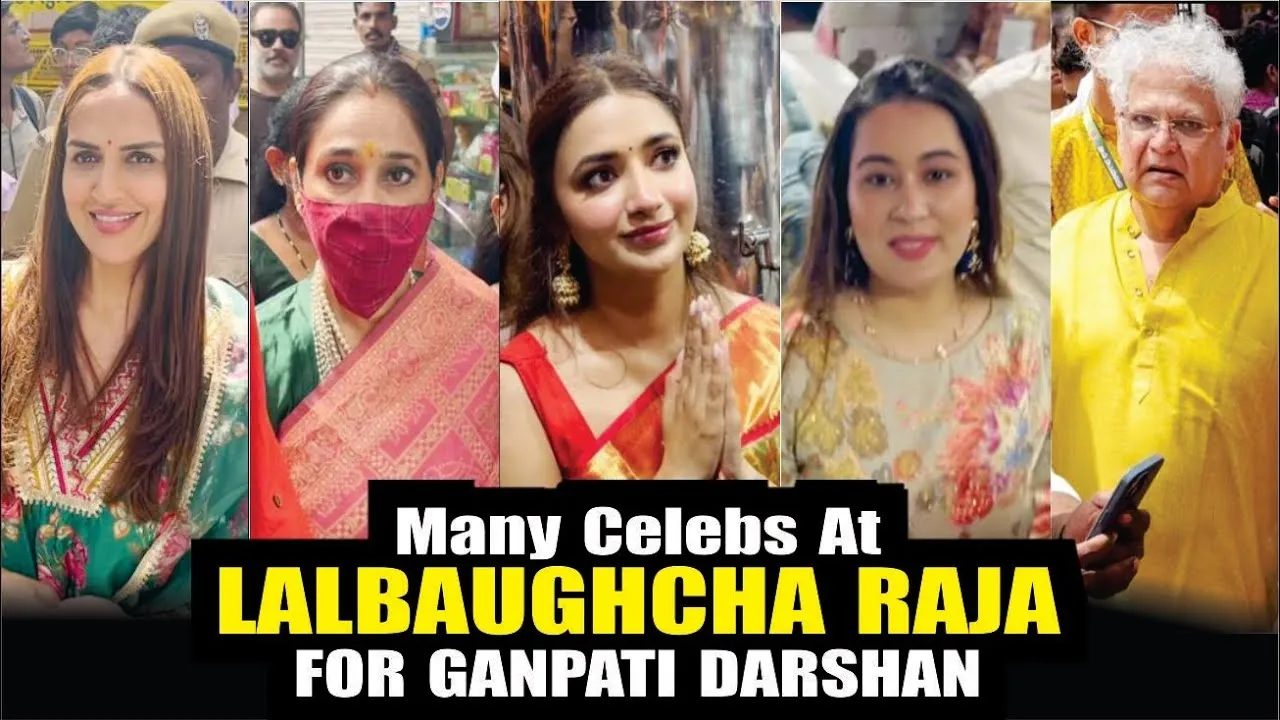 Isha deol Lalbaugcha Raja 2025