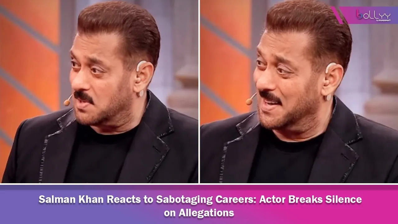 Salman Khan Reacts to Sabotaging Careers