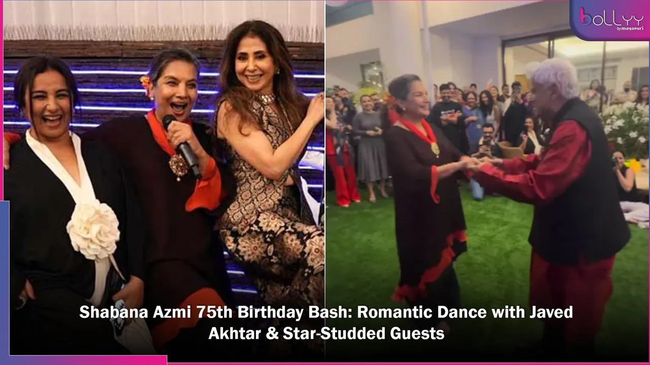 Shabana Azmi 75th Birthday Bash Romantic Dance with Javed Akhtar & Star-Studded Guests