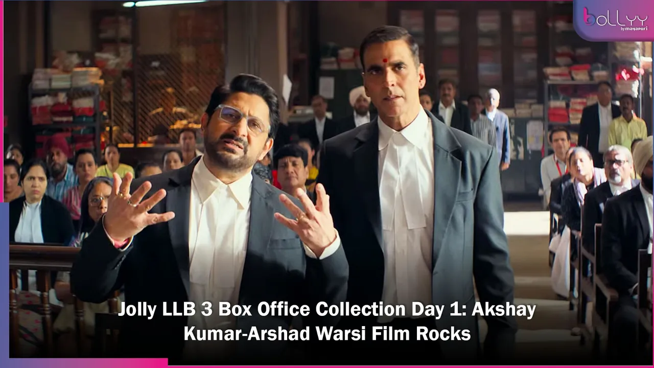 Jolly LLB 3 Box Office Collection Day 1 Akshay Kumar-Arshad Warsi Film Rocks