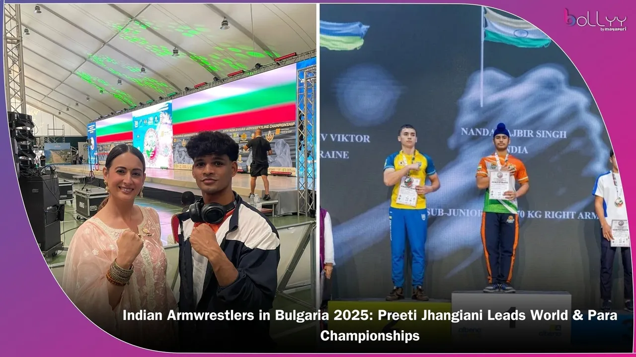 Indian Armwrestlers in Bulgaria 2025