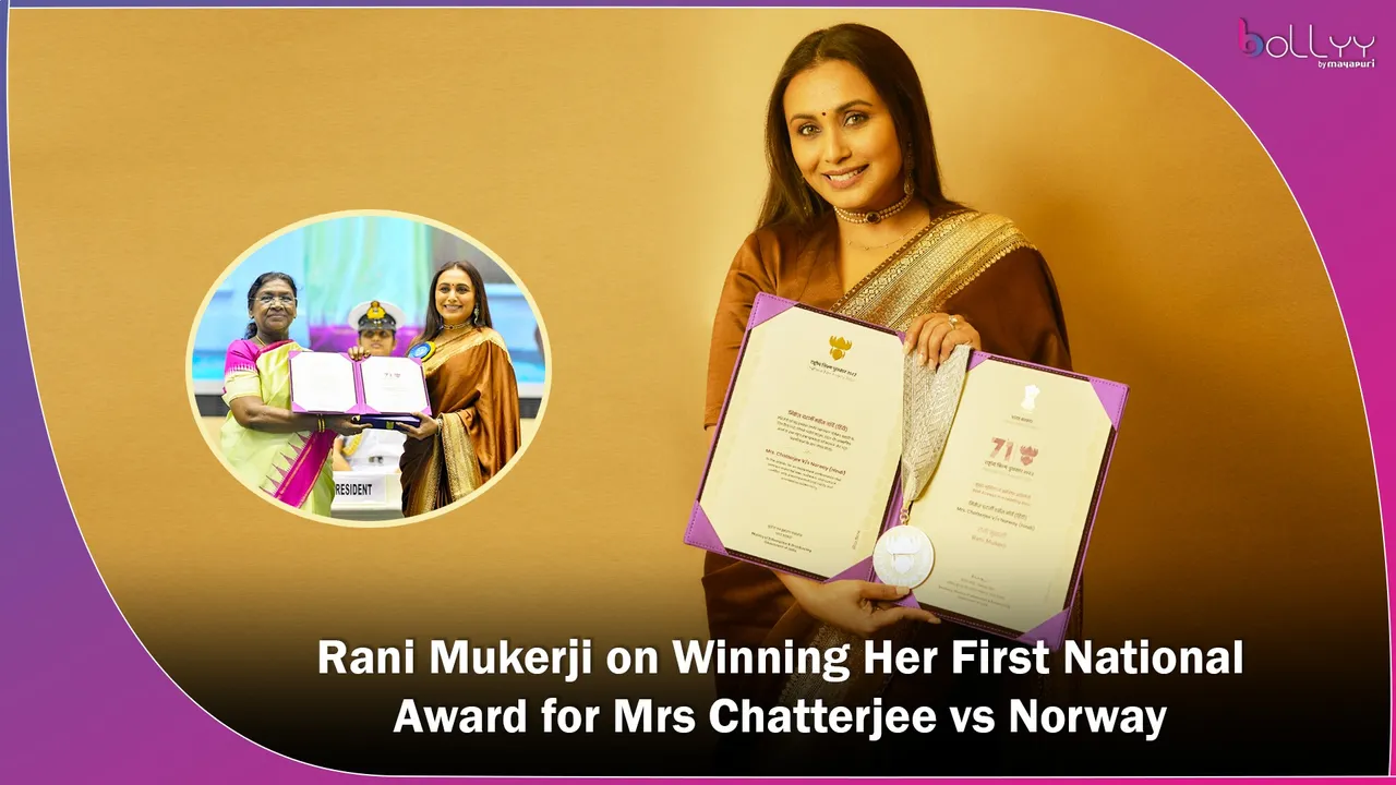 Rani Mukerji on Winning Her First National Award
