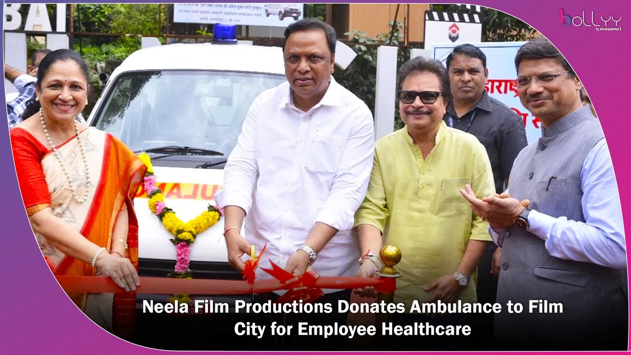 Neela Film Productions Donates Ambulance to Film City for Employee Healthcare