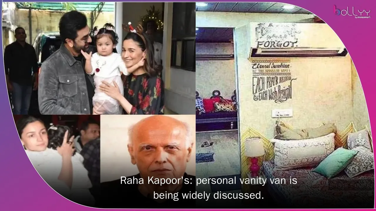 Ranbir Kapoor Alia Bhatt vanity van for child