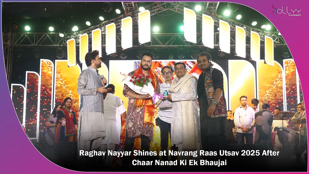 Raghav Nayyar Shines at Navrang Raas Utsav 2025