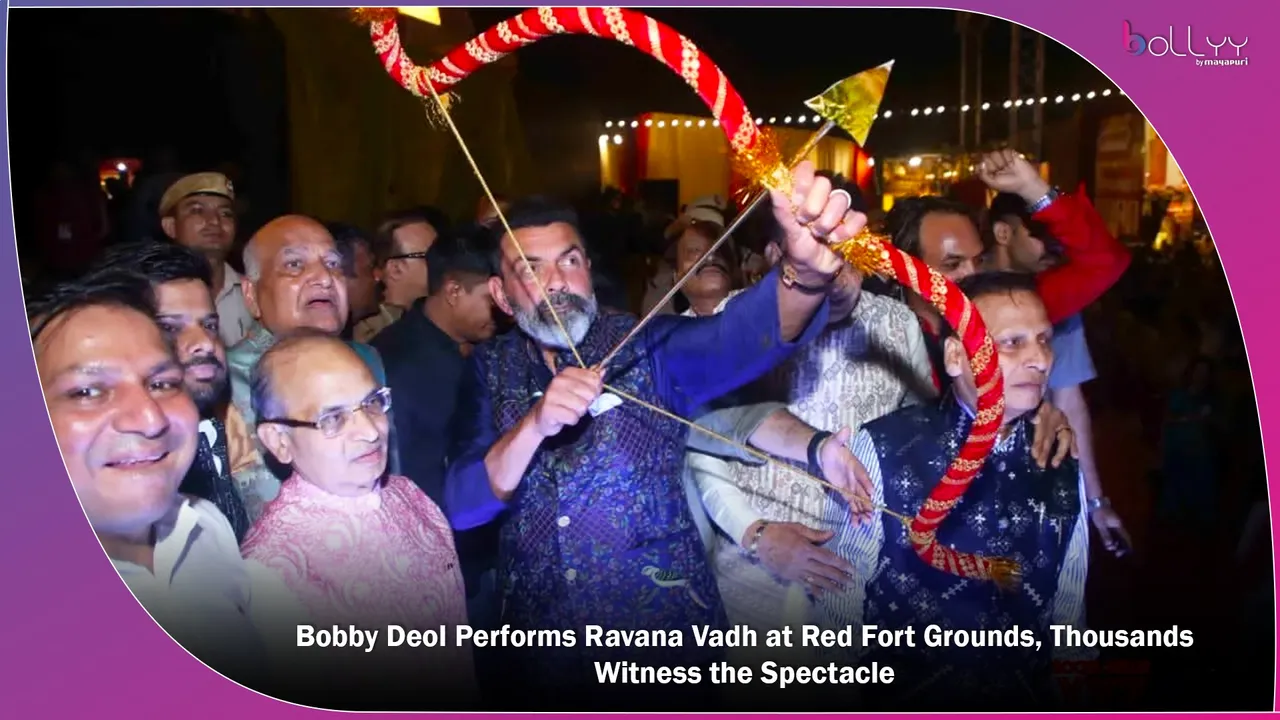 Bobby Deol Performs Ravana Vadh at Red Fort Grounds
