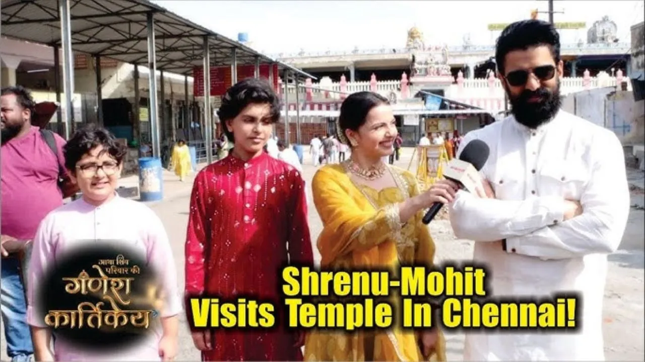 Ganesh Kartikey Cast Visits Chennai’s Murugan Mandir