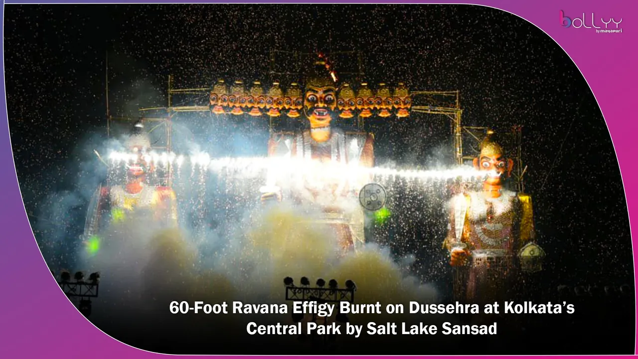 60-Foot Ravana Effigy Burnt on Dussehra