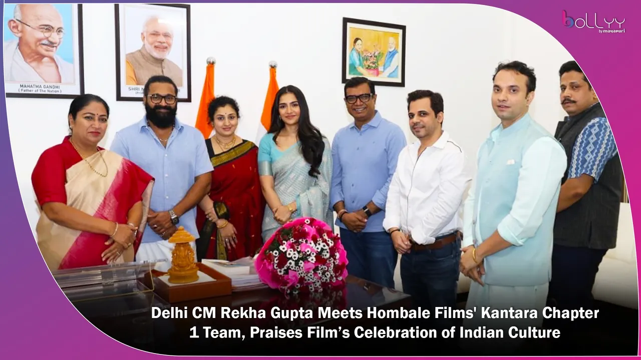 Delhi CM Rekha Gupta Meets Hombale Films' Kantara Chapter 1 Team