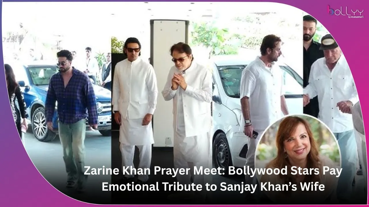 Zarine Khan Prayer Meet Bollywood Stars Pay Emotional Tribute to Sanjay Khan’s Wife