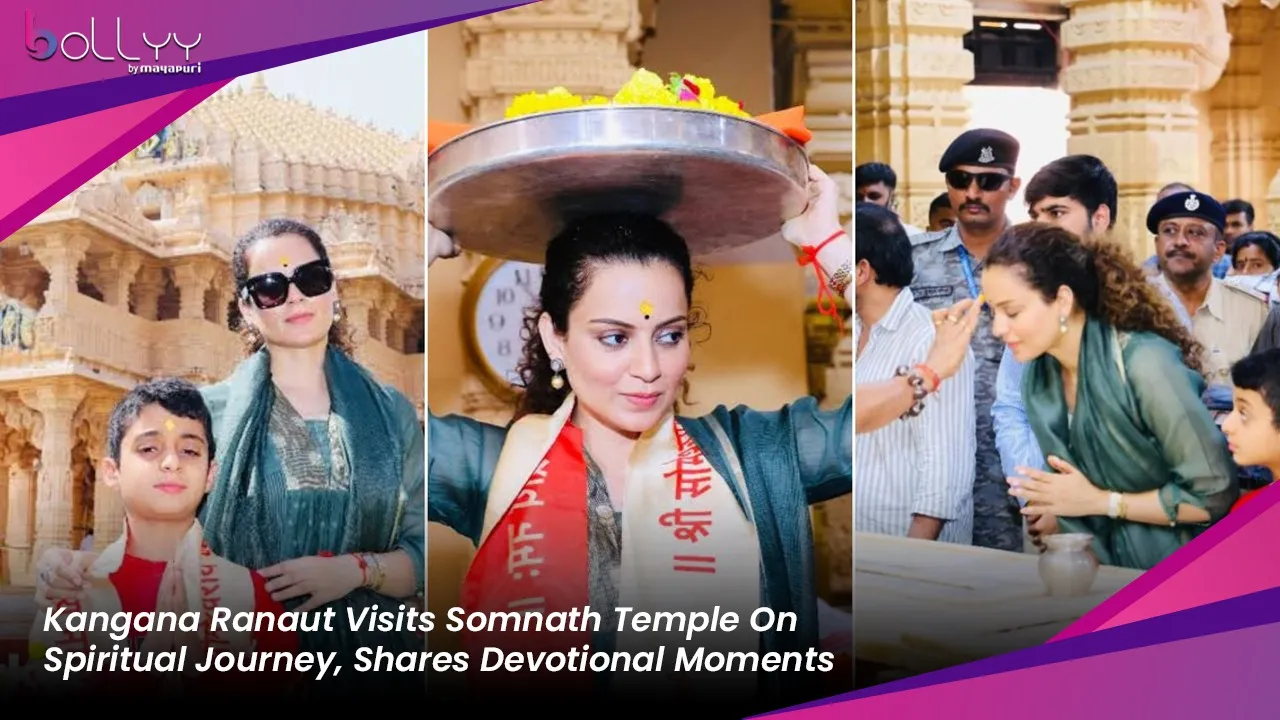 Kangana Ranaut Visits Somnath Temple On Spiritual Journey