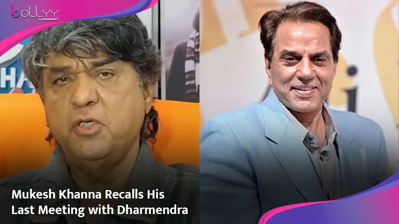 Mukesh Khanna Recalls His Last Meeting with Dharmendra