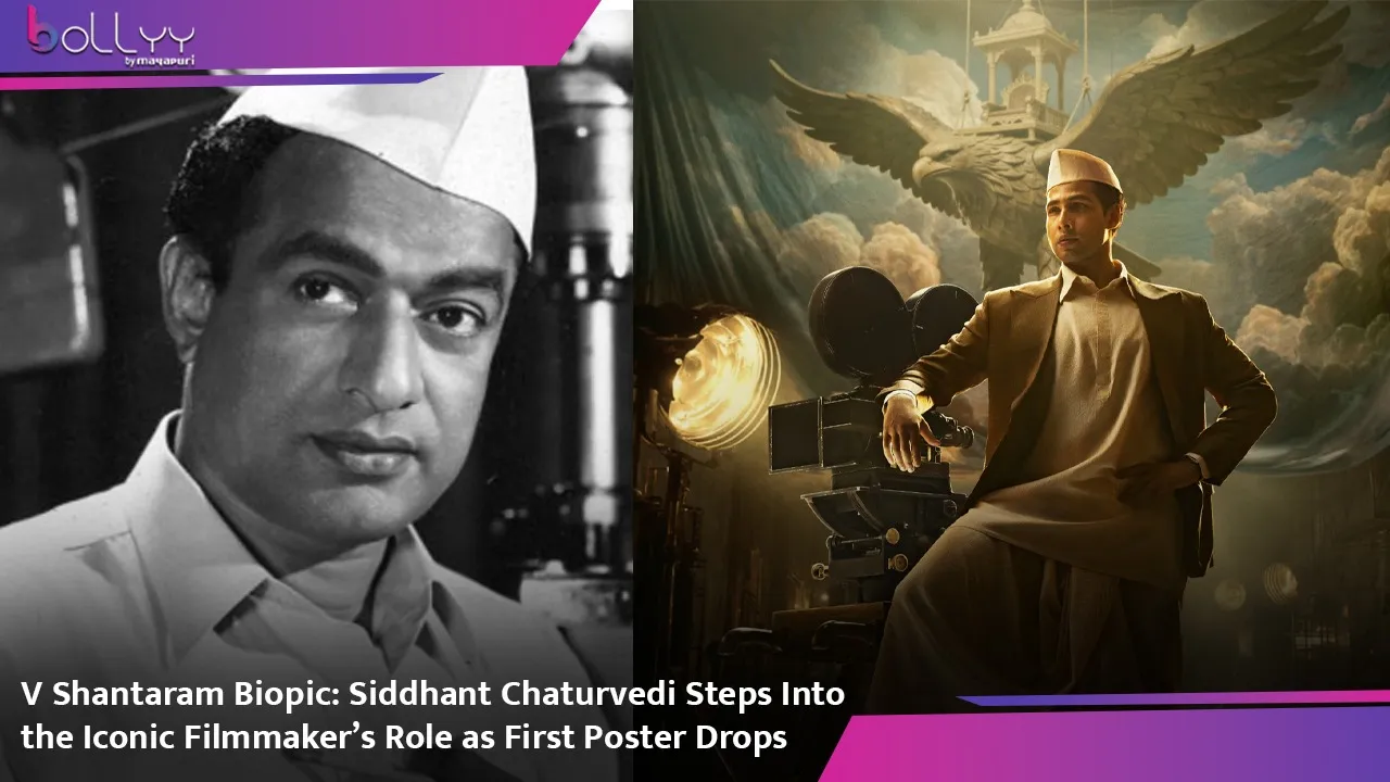 V Shantaram Biopic Siddhant Chaturvedi Steps Into the Iconic Filmmaker’s Role as First Poster Drops