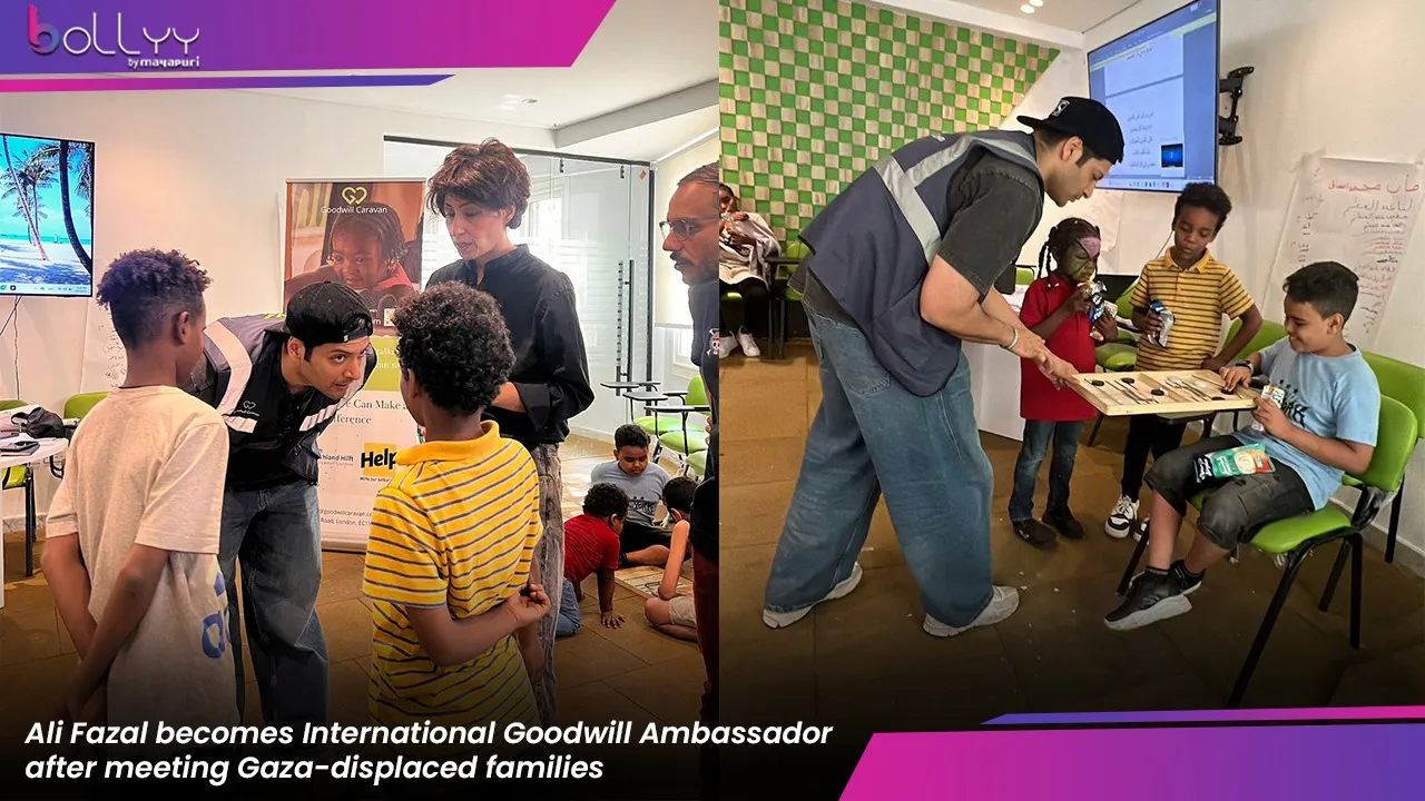 Ali Fazal becomes International Goodwill Ambassador after meeting Gaza-displaced families