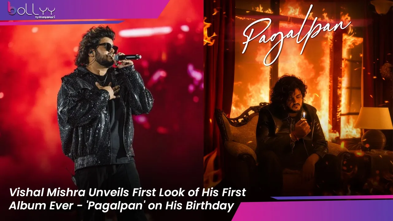 Vishal Mishra Unveils First Look of His First Album Ever - 'Pagalpan' on His Birthday