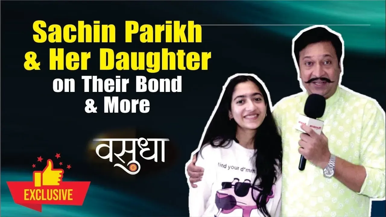 Sachin Parikh’s Daughter Drashta Visits Vasudha Sets