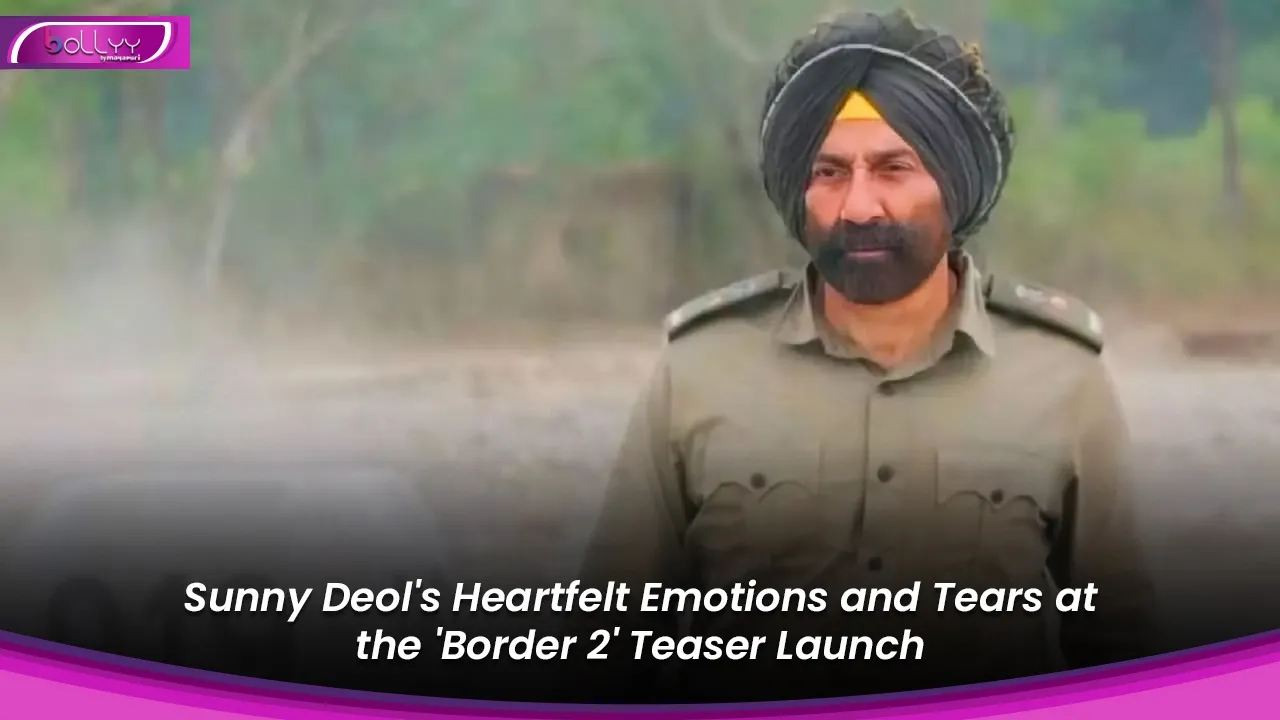 Sunny Deol's Heartfelt Emotions and Tears at the 'Border 2' Teaser Launch