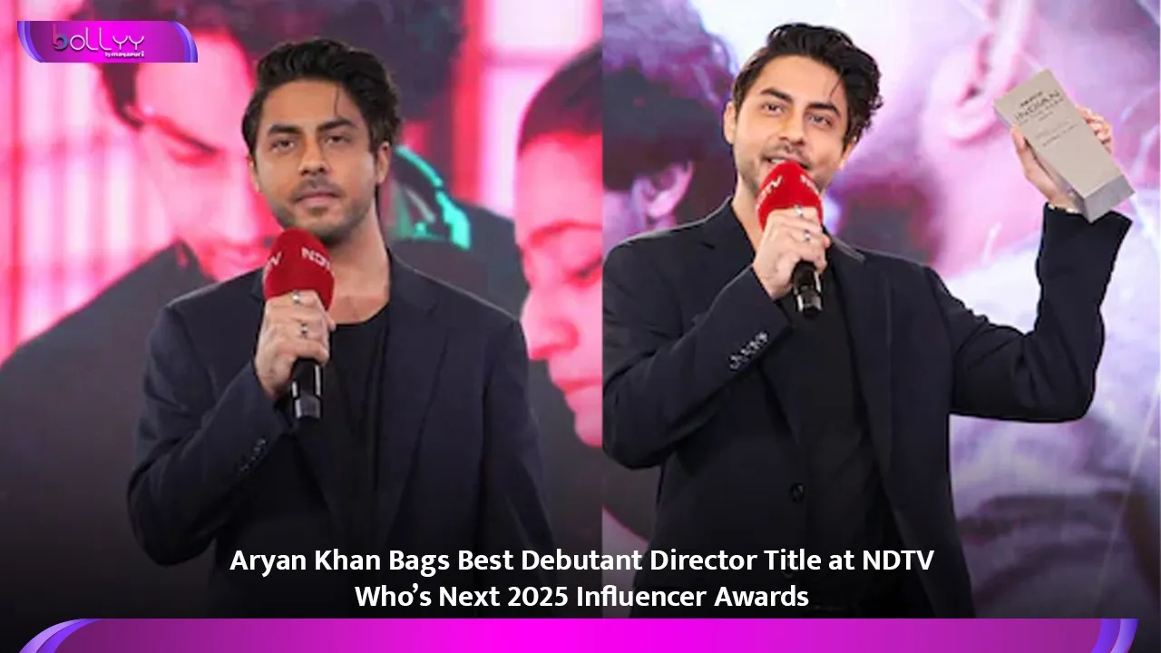 Aryan Khan Bags Best Debutant Director Title at NDTV