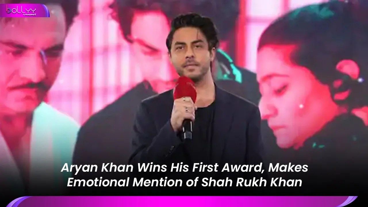 Aryan Khan Wins His First Award