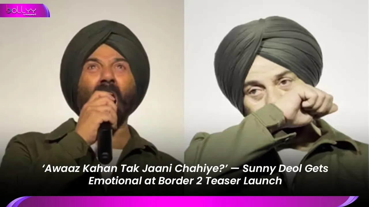 Sunny Deol Gets Emotional at Border 2 Teaser Launch