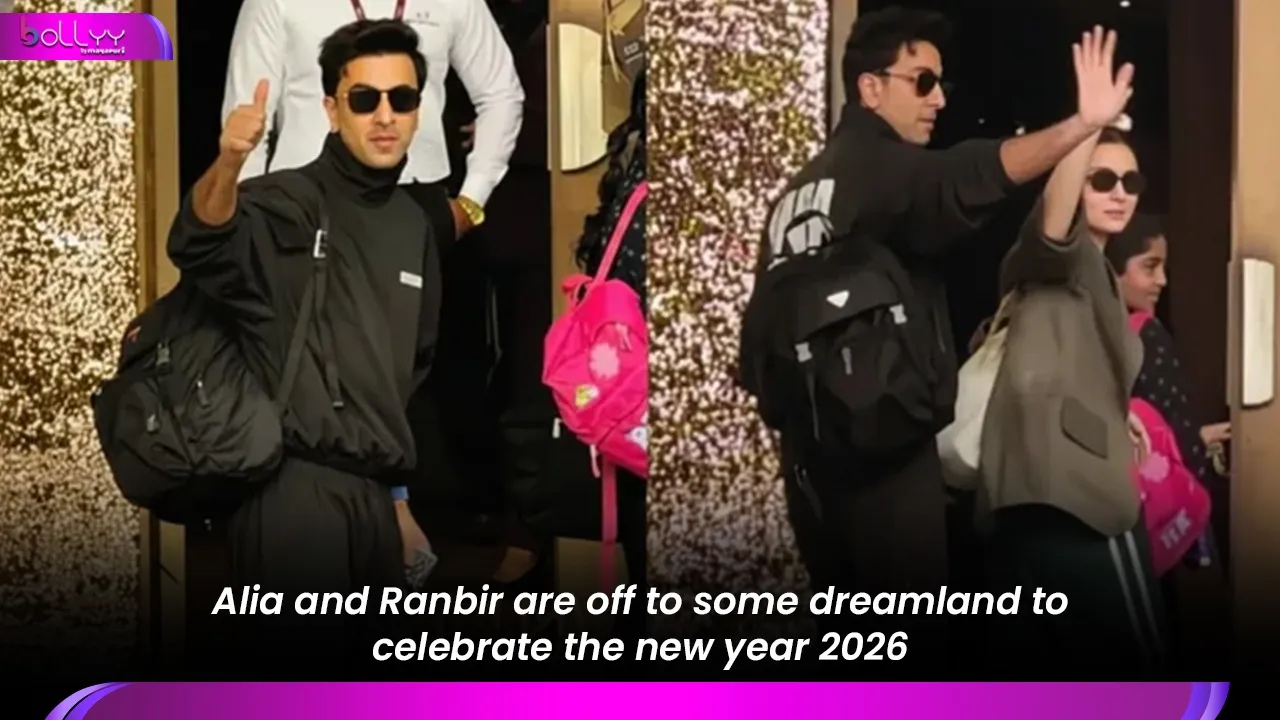 Alia and Ranbir are off to some dreamland to celebrate the new year 2026