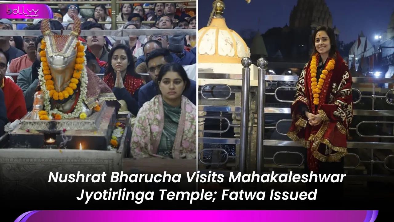 Nushrat Bharucha Visits Mahakaleshwar Jyotirlinga Temple