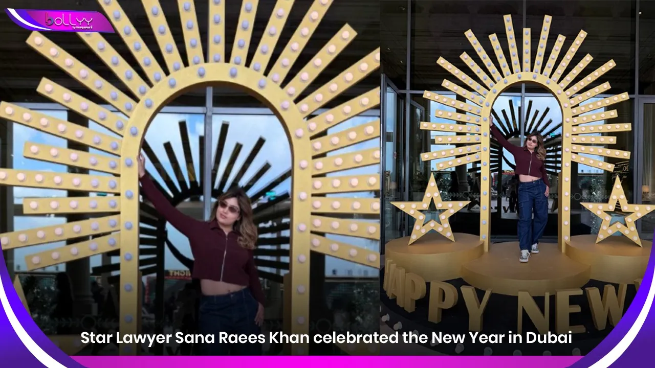 Star Lawyer Sana Raees Khan celebrated the New Year in Dubai