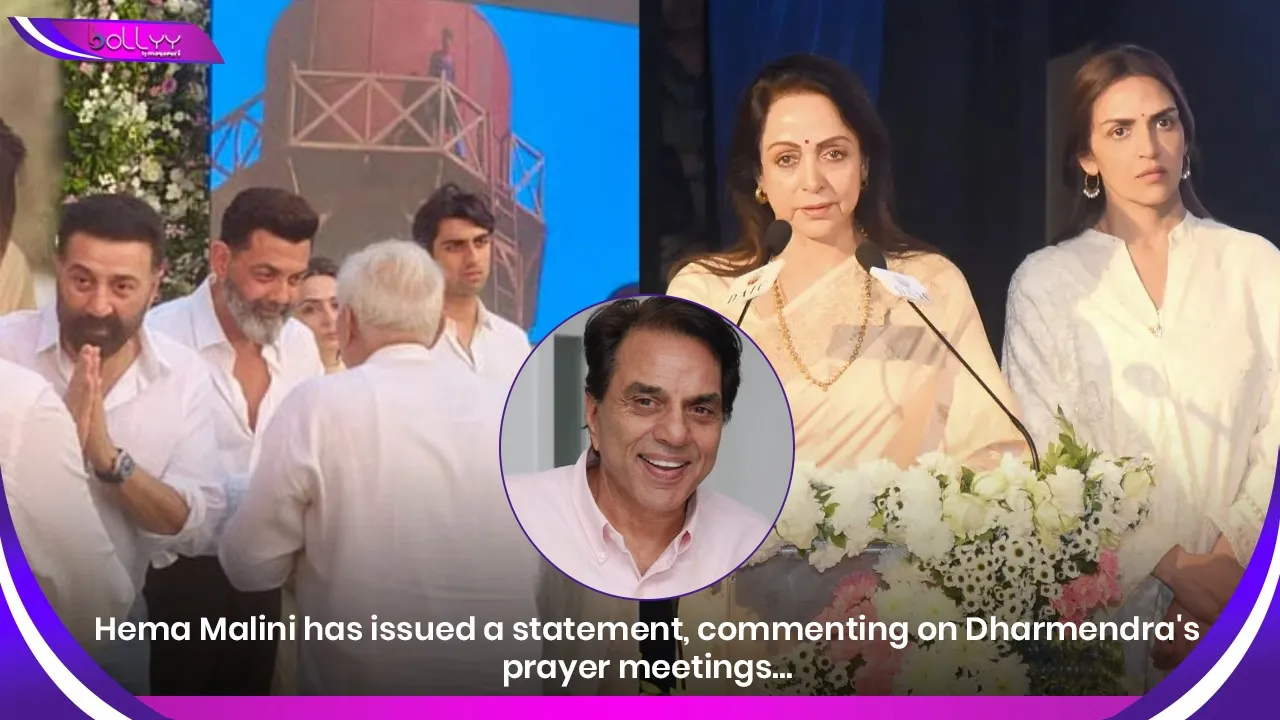Hema Malini has issued a statement, commenting on Dharmendra's prayer meetings
