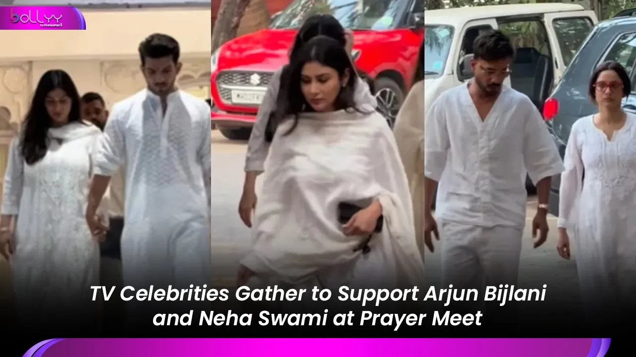 TV Celebrities Gather to Support Arjun Bijlani and Neha Swami at Prayer Meet