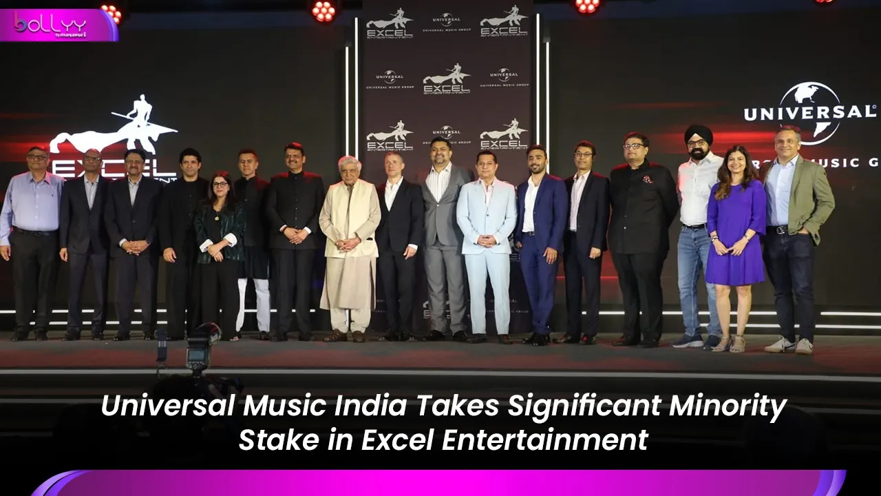 Universal Music India Takes Significant Minority Stake in Excel Entertainment