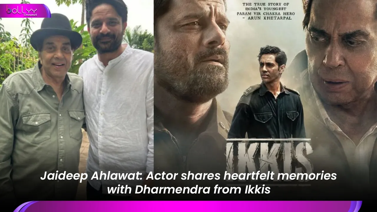 Actor shares heartfelt memories with Dharmendra from Ikkis