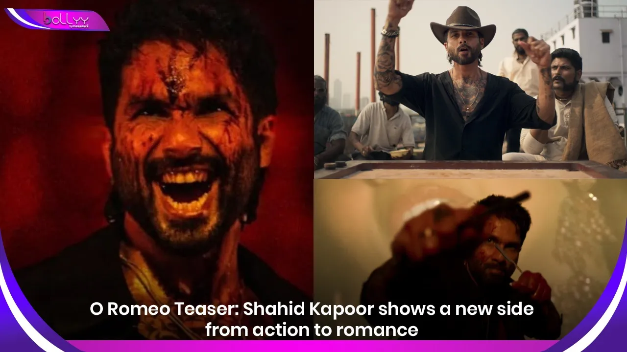 O Romeo Teaser: Shahid Kapoor shows a new side from action to romance