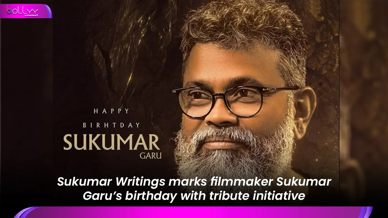 Sukumar Writings marks filmmaker Sukumar Garu’s birthday with tribute initiative
