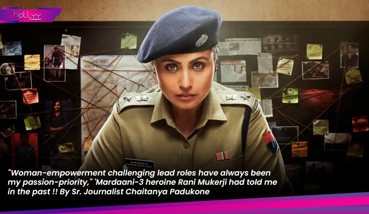 Mardaani-3 heroine Rani Mukerj