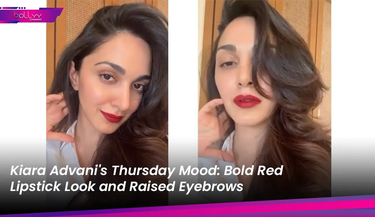 Kiara Advani's Thursday Mood