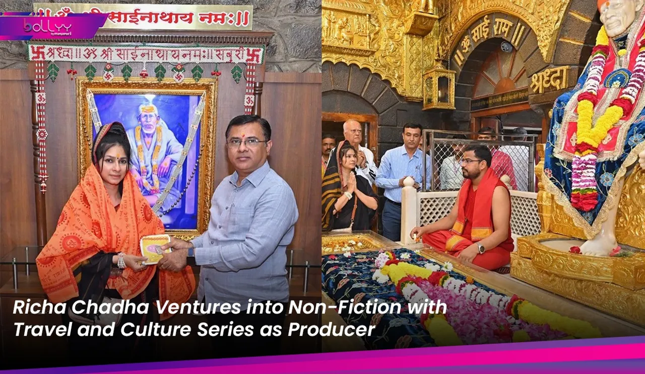 Actress Tanishaa Mukerji visited the famous Sai Baba temple in Shirdi