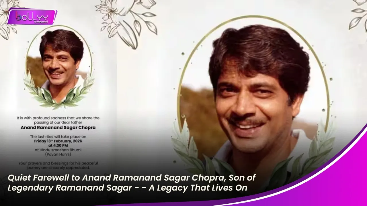 Quiet Farewell to Anand Ramanand Sagar Chopra