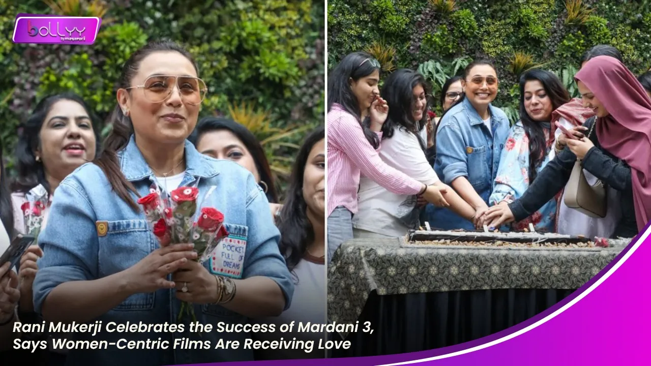 Rani Mukerji Celebrates the Success of Mardani 3