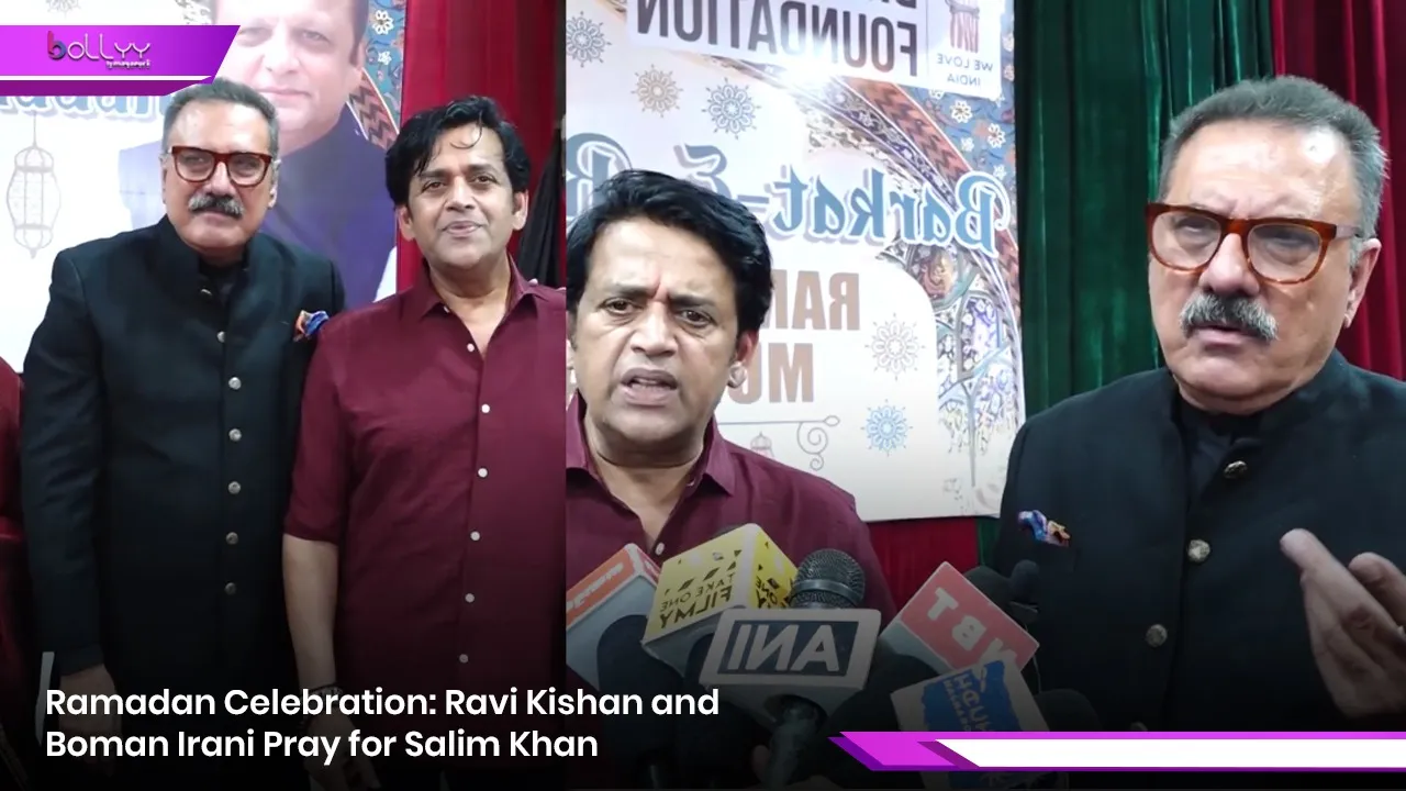 Ramadan Celebration: Ravi Kishan and Boman Irani Pray for Salim Khan