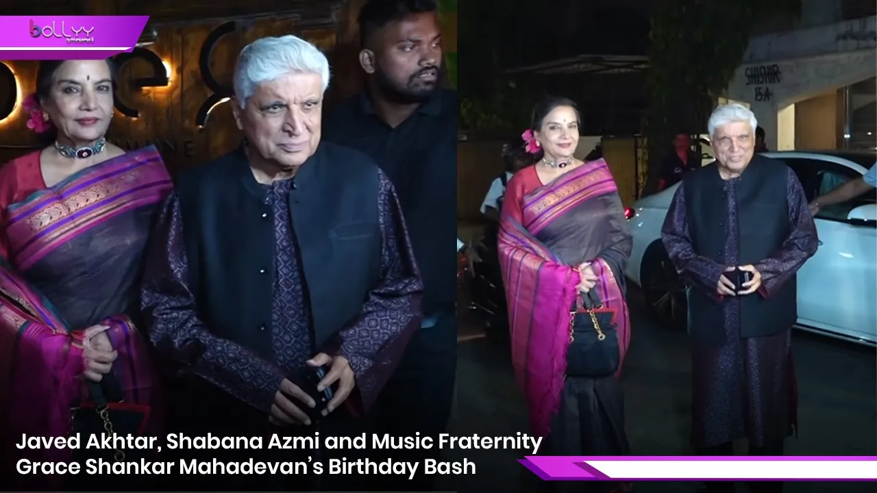 Javed Akhtar, Shabana Azmi and Music Fraternity Grace Shankar Mahadevan’s Birthday Bash.jpg